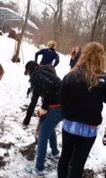 Bucknell Women's Water Polo Spends Time Volunteering at Mostly Mutts Dog Shelter