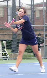 Lucido Ties Singles, Doubles Records at Bucknell Women's Tennis Advances to Patriot League Semis with 6-0 Win Over Lafayette