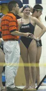 Bucknell Men's and Women's Swimming Split with Navy and American