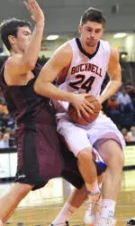 Bucknell Men's Basketball Moves into Tie for First with 69-49 Win Over Colgate