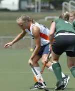 Bucknell Field Hockey Team Defeats Holy Cross in Come from Behind, Overtime Victory, 3-2