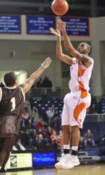 Bison Men Rally Again, Defeat Lehigh 81-76 in Overtime