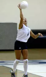 Career Nights from Fisher, Le Prod Bison Volleyball to 3-1 Win at Holy Cross