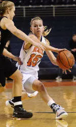 Bucknell Women's Basketball Shuts Down Army Late for 49-48 Win