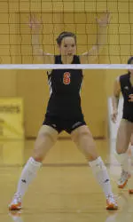 Bucknell Volleyball Drops Nail-Biter to American, 3-0