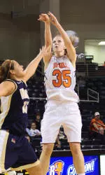 Bucknell Women's Basketball Unable to Overcome Slow Start, Falls 66-38 at American