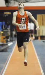 Keller Wins Long Jump as Bucknell Men's Track & Field Sits Second at Patriot League Championships