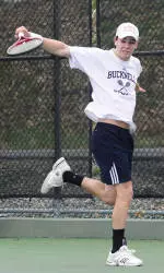 Bucknell Men's Tennis Battles Duquesne in First Home Match of Spring