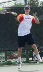 Katten Wins Twice but Bucknell Men's Tennis Falls 4-3 to Navy