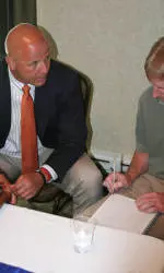 Bucknell Football Participates in Patriot League Football Media Day