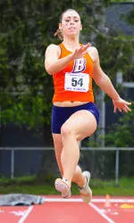 Bucknell Women's Track & Field Moves into First at Patriot League Championships
