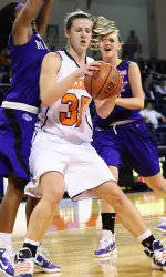 Novacek, Horbatuck Earn Double-Doubles as Bucknell Women's Basketball Falls 59-55 at Loyola