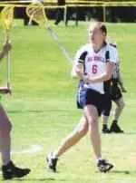 Women's Lacrosse Player Paige Brewster Earns 2001 IWLCA Community Service Award