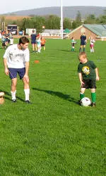 Bucknell Soccer Programs Welcome Over 150 AYSO Kids for Free Skills Clinic