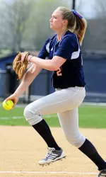 Bison Softball Stays Alive with Pair of One-Run Wins at Holy Cross