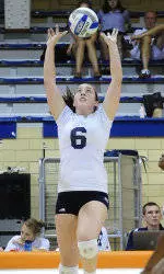 Bucknell Volleyball Takes 3-0 Loss to American