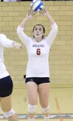 Tauscher Named All-Tournament, but Bison Fall Twice at Bucknell Volleyball Invite