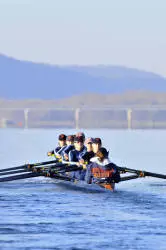 Bucknell Women's Rowing Competes Against West Virginia