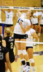 Bucknell Volleyball Wins First Patriot League Match, 3-0 Over Holy Cross