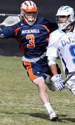 Bucknell Men's Lax Runs into Hot Goalie, Falls to Towson 8-7