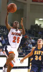 Bucknell Falls to Navy, 53-43, in Women's Basketball