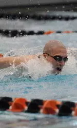 Eric Sokolosky Wins 50 Free, Bucknell Men's Swimming and Diving Stands Second at PL Championships