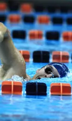 Bucknell Swimming and Diving Teams Both in Second After Day One of Bucknell Open