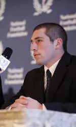 Bucknell Football's Travis Nissley Attends National Football Foundation's Annual Awards Dinner