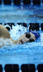 Segar Finishes Second in 200 Free, Bucknell Men's Swimming and Diving in Third at Bucknell Open