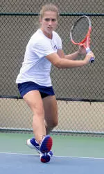 Bison Women's Tennis Handed 4-3 Loss from Villanova