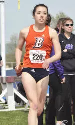 Moniz Sets School Record as Bucknell Opens at ECAC Track & Field Championships