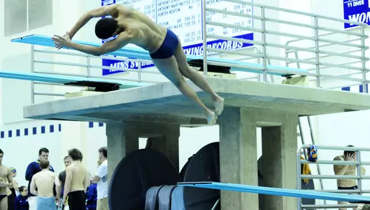 Men's Swimming & Diving Falls by 195-105 Score at Army