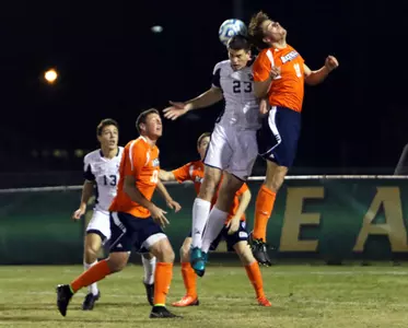 Postseason Run Comes to an End for Men's Soccer with 2-0 Loss at UNCW
