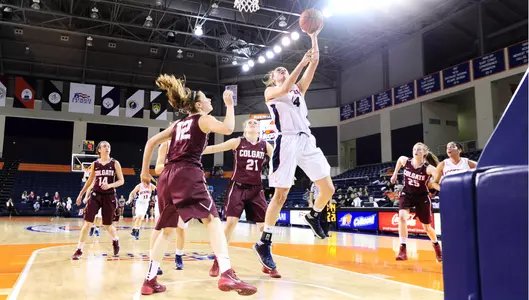 Women's Basketball Shuts Down Colgate, Winning 64-54