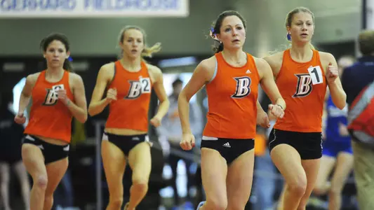 Bison Light Up the Track on First Day of Youngstown State National Invite