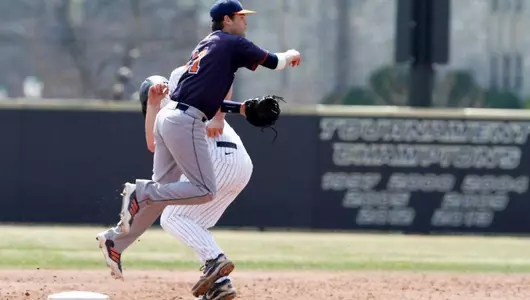 Hammond's Two-Hit Shutout Helps Baseball to Series Split at Army
