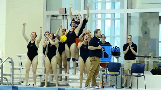 Women's Water Polo Advances to Fifth-Place Game with 12-11 Win Over Harvard