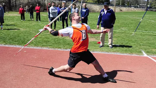 Ray Holmes Wins Long Jump on First Day of Patriot League Championships