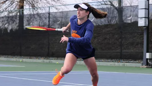 Cioffi and Vidrascu Earn Spots on Women's Tennis All-Patriot League Team