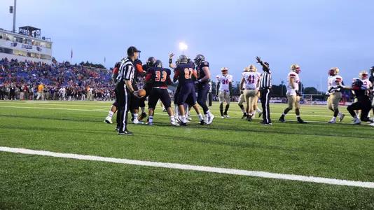 Big Plays Help Lead Football to 42-38 Season-Opening Win Over VMI