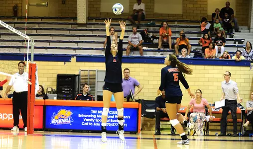 Volleyball Upended by Holy Cross