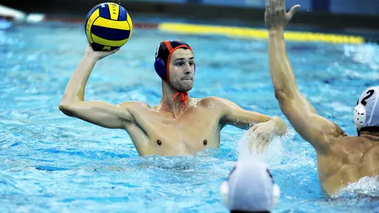 Men's Water Polo Wraps Up League Weekend with 14-12 Loss at Johns Hopkins