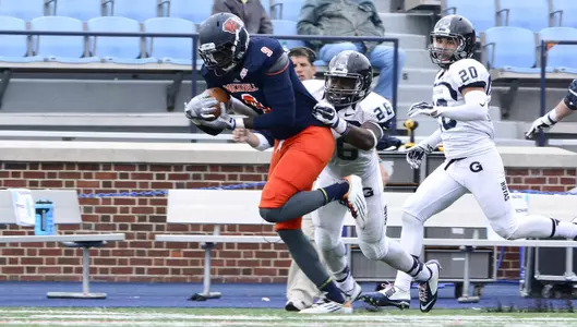 Football Falls to Georgetown in Homecoming Contest, 17-9