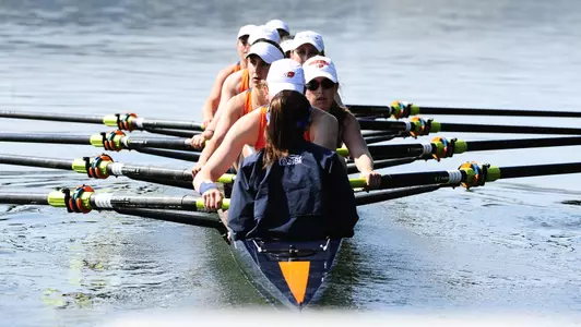 Three Bison Boats Compete at Head of the Schuylkill