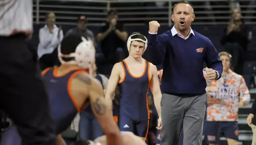 Wrestling Opens Season with 23-12 Loss to No. 7 Lehigh