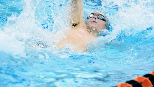 Wenzel Sets Top-10 Diving Mark in Loss to Columbia