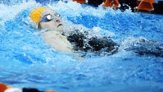 Levendoski Wins 200 Back Title as Bison Women Finish Fourth at ECAC Championships