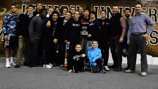 Wrestling Finishes Third at EIWA Championships, Four Bison Earn NCAA Bids