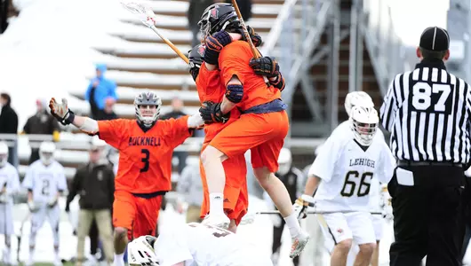 Men's Lax Shuts Down Lehigh Late, Joseph's Goal Wins it in OT 9-8