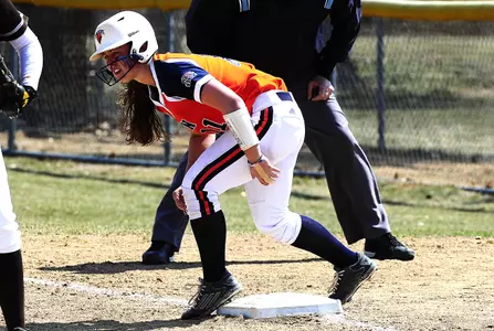 Softball Opens League Play with Doubleheader Sweep of Holy Cross